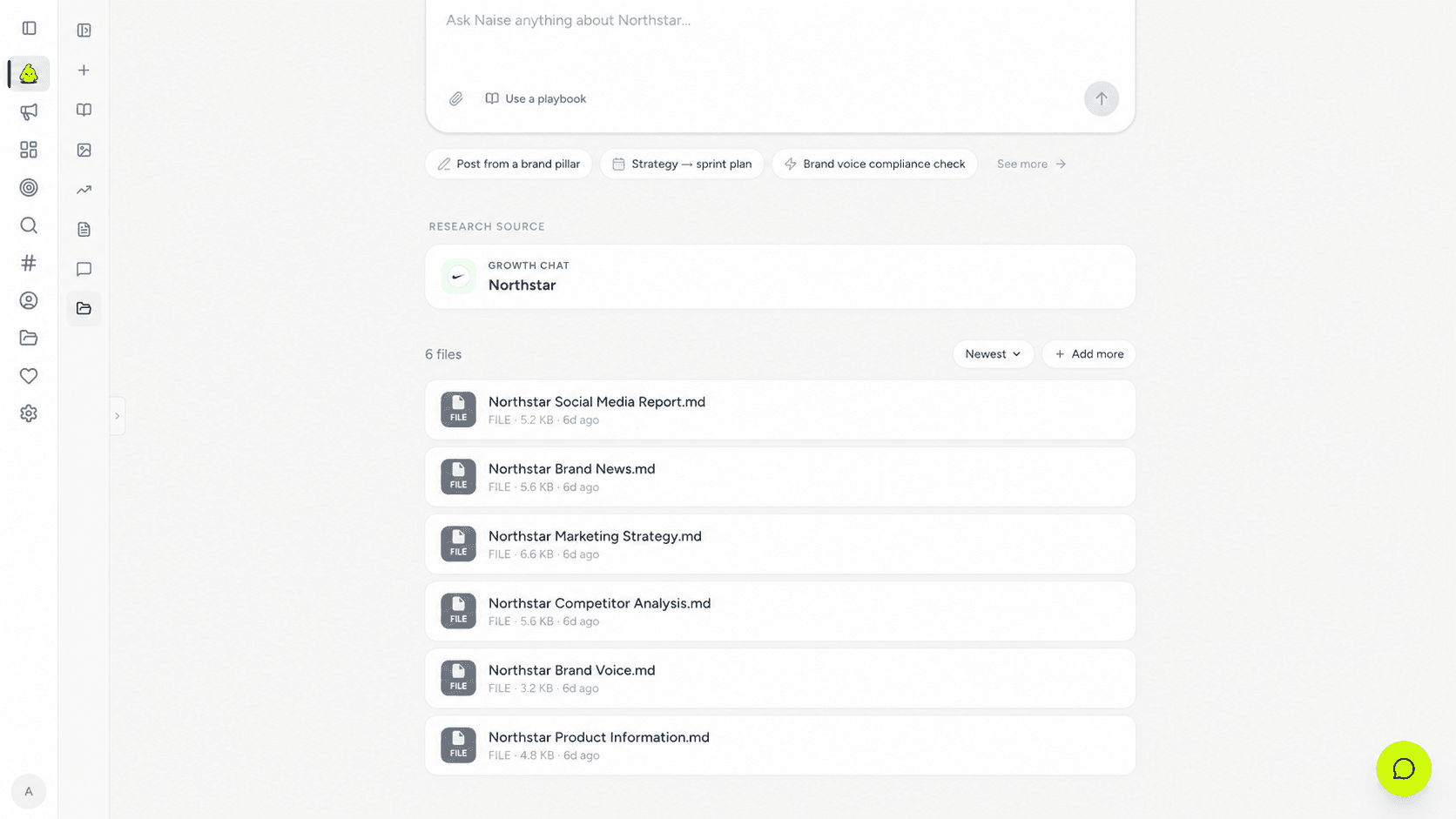 Naise AI Step 2: Projects