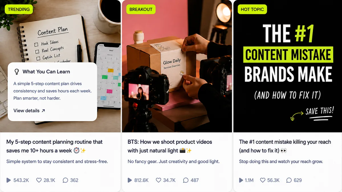 Trending Topics & Hooks